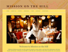 Tablet Screenshot of missiononthehill.com